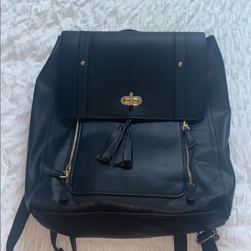 Black Leather Backpack From Amazon. - image 1